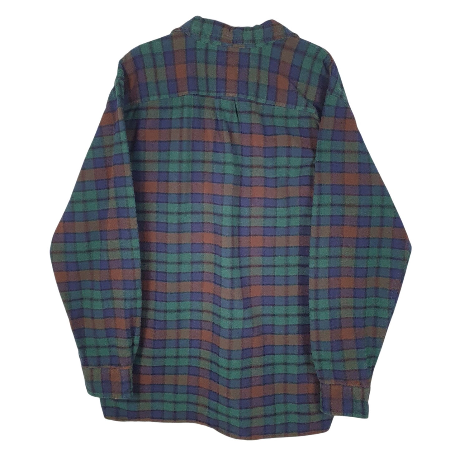 Mens Green L.L.Bean Chamois  Shirt