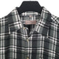 Mens Grey Prego Plaid Flannel  Shirt