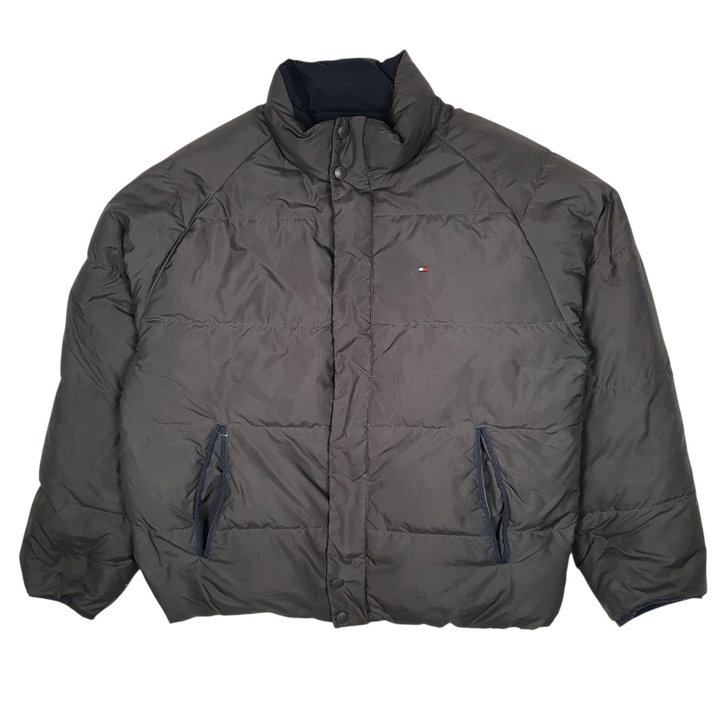 Mens Navy Tommy Hilfiger Reversible  Coat