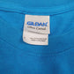 Mens Blue Gildan   T Shirt