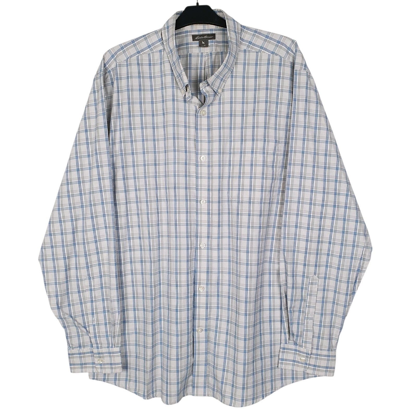 Mens White Eddie Bauer  Long Sleeve Shirt