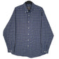 Mens Blue Eddie Bauer  Long Sleeve Shirt