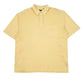 Mens Yellow Roundtree Yorke  Short Sleeve Polo Shirt