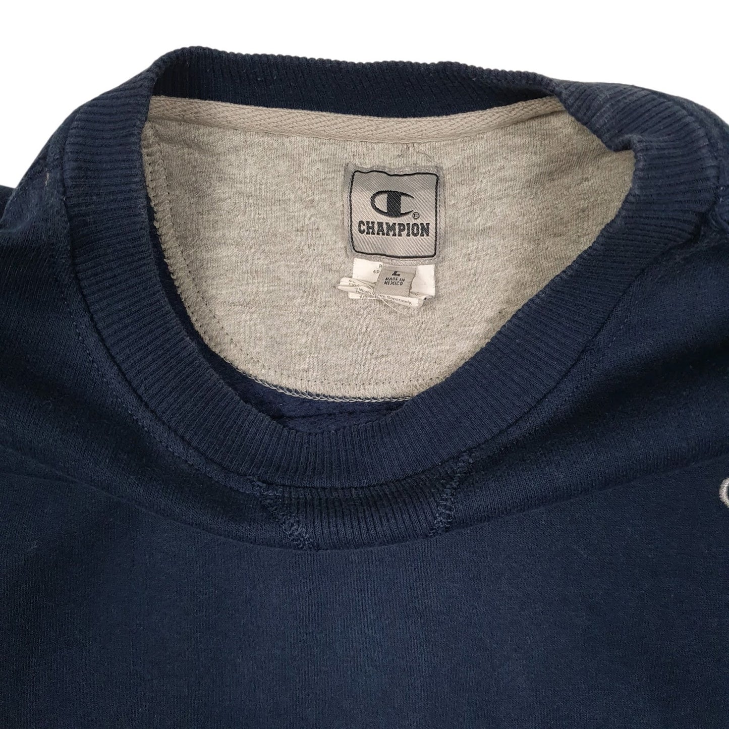 Mens Navy Champion  Crewneck Jumper