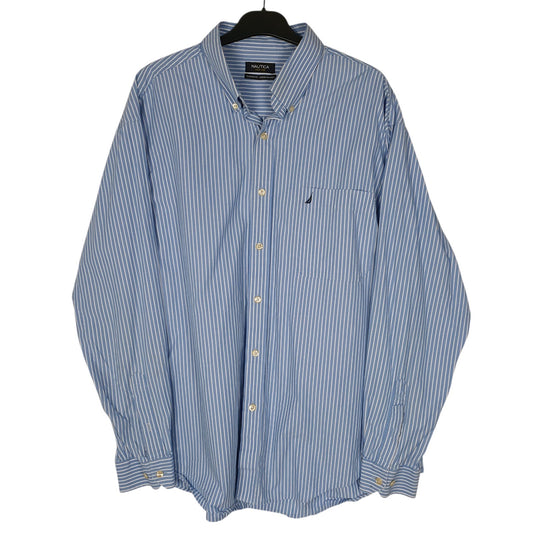 Mens Blue Nautica  Long Sleeve Shirt