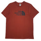 Mens Brown The North Face Spellout Short Sleeve T Shirt