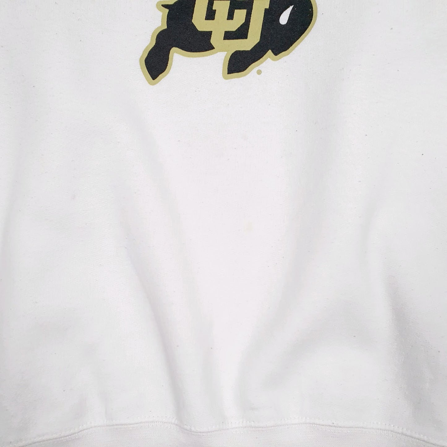 Mens White Champion Buffs Crewneck Jumper