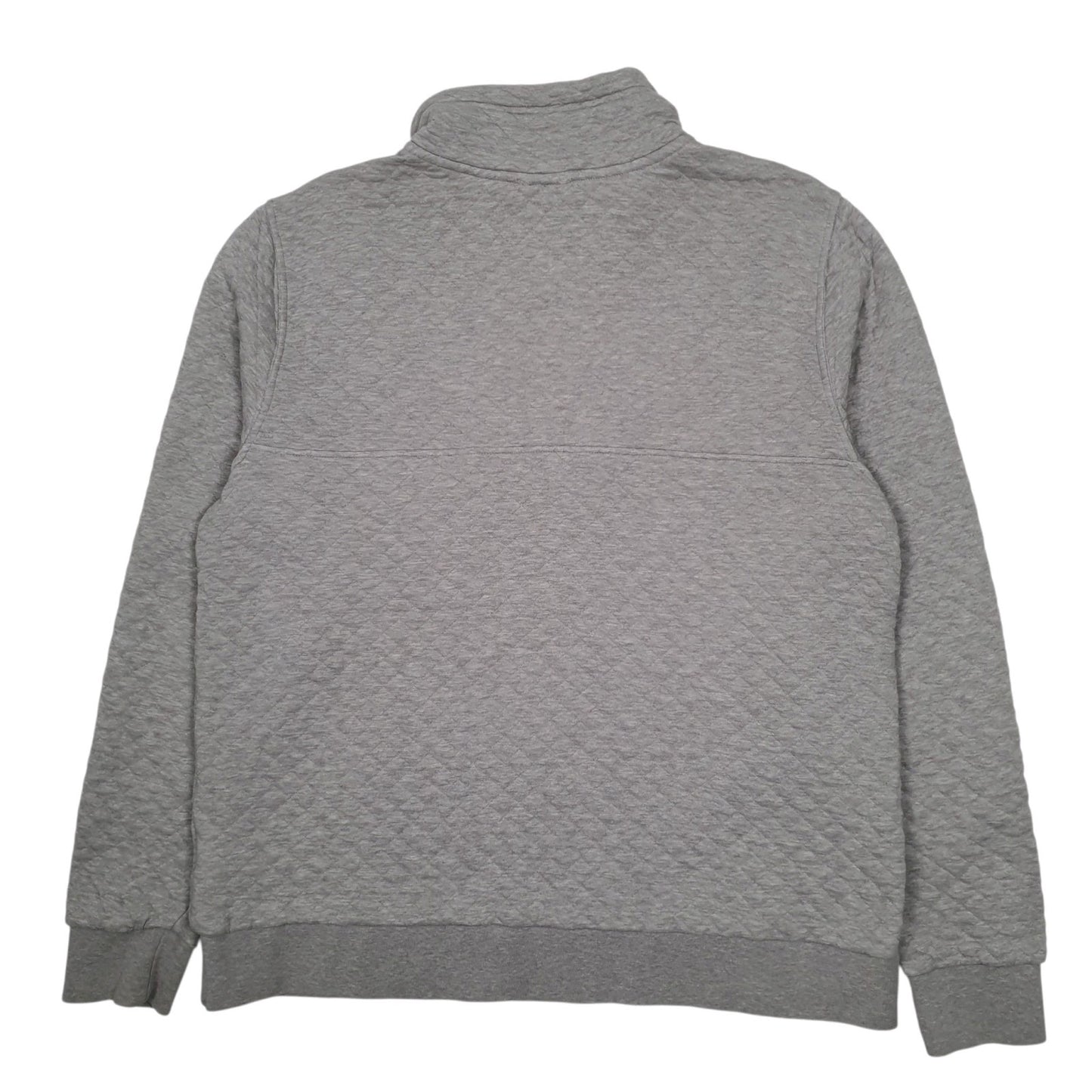 Mens Grey Patagonia Organic Snap T Quarter Zip Jumper