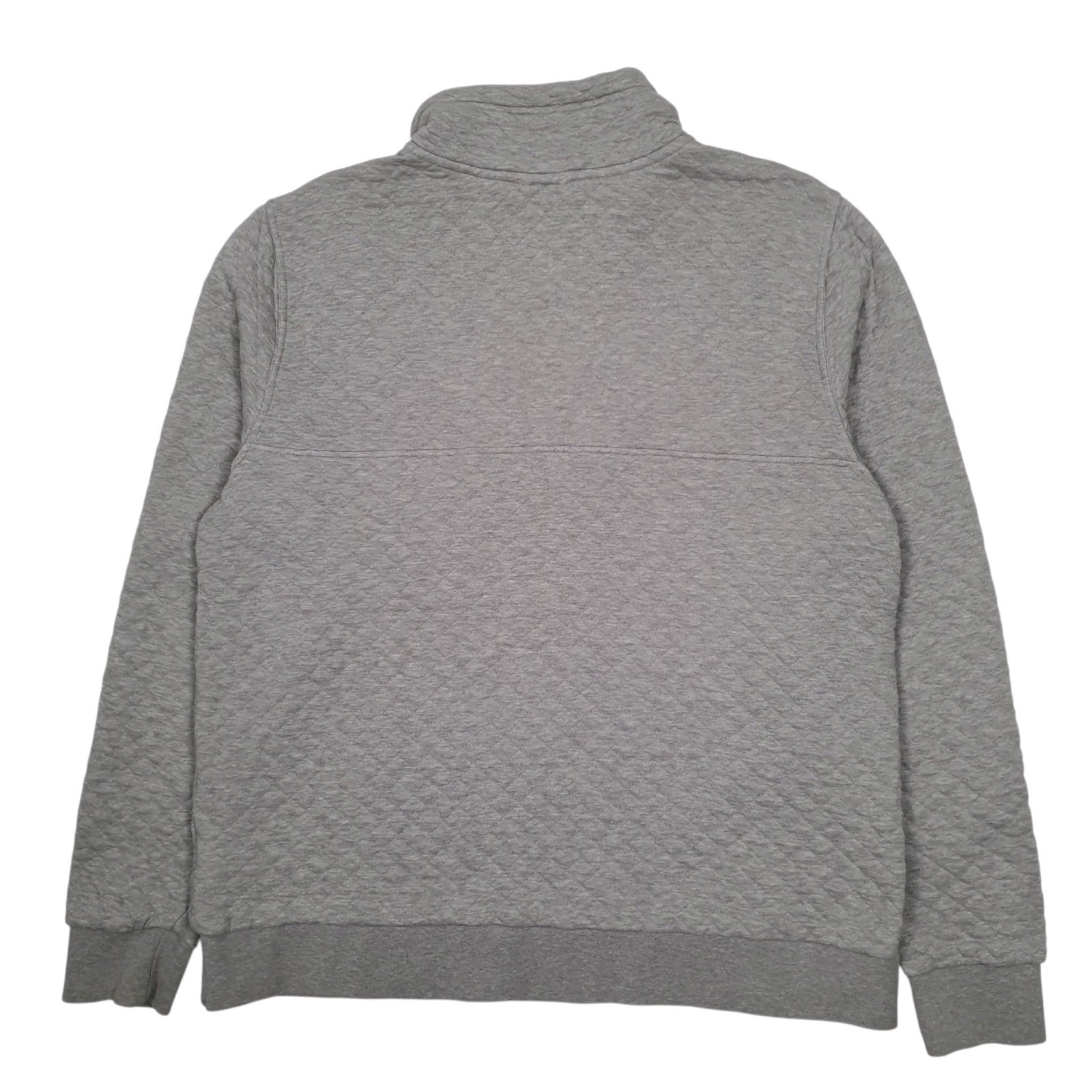 Mens Grey Patagonia Organic Snap T Quarter Zip Jumper