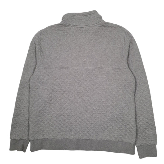 Mens Grey Patagonia Organic Snap T Quarter Zip Jumper