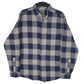 Mens Grey Eddie Bauer Flannel Long Sleeve Shirt