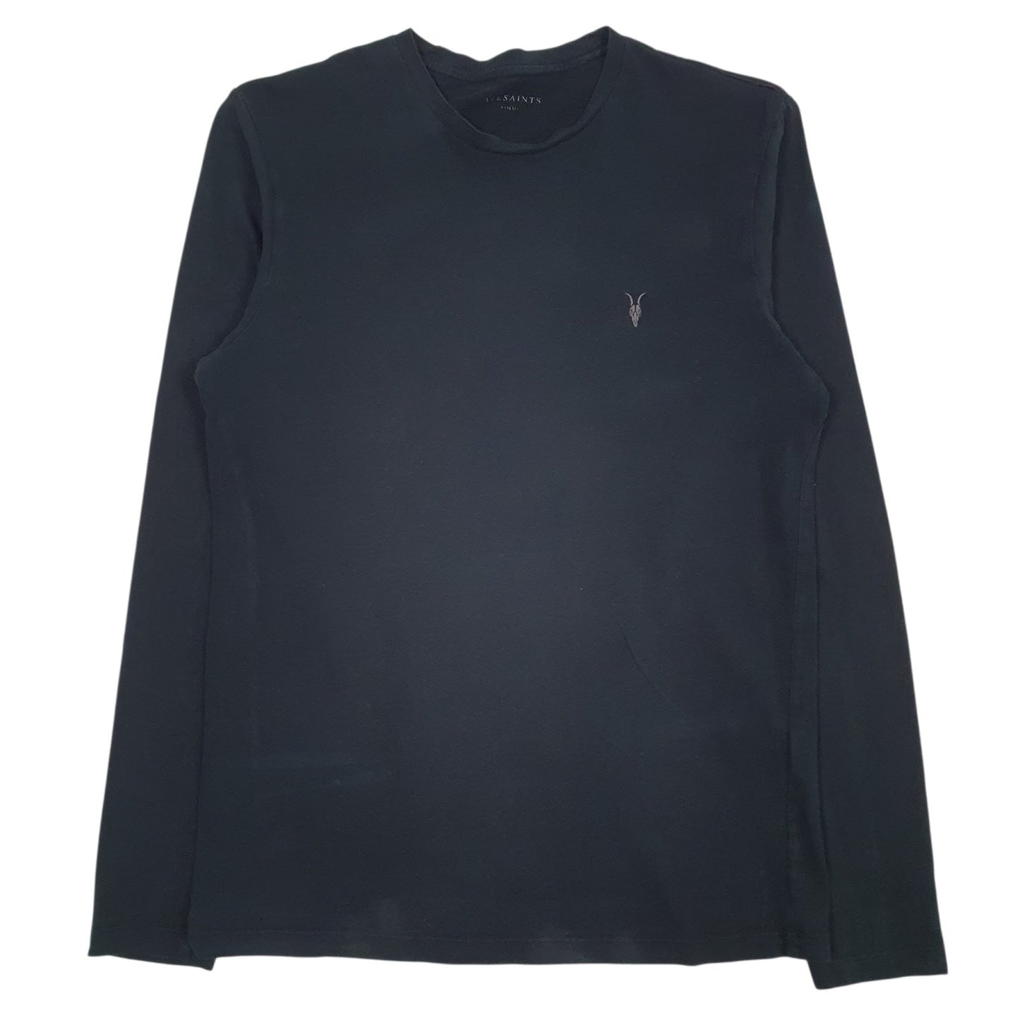 Mens Black All Saints  Long Sleeve T Shirt
