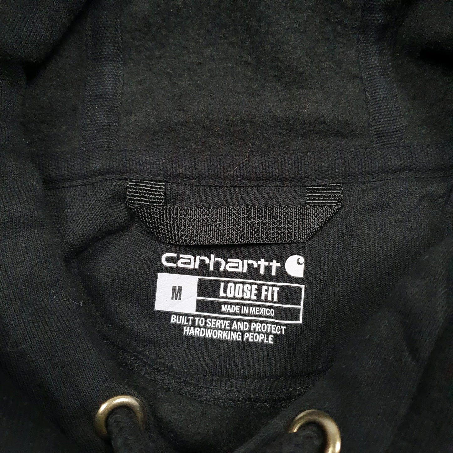 Mens Black Carhartt  Hoodie Jumper