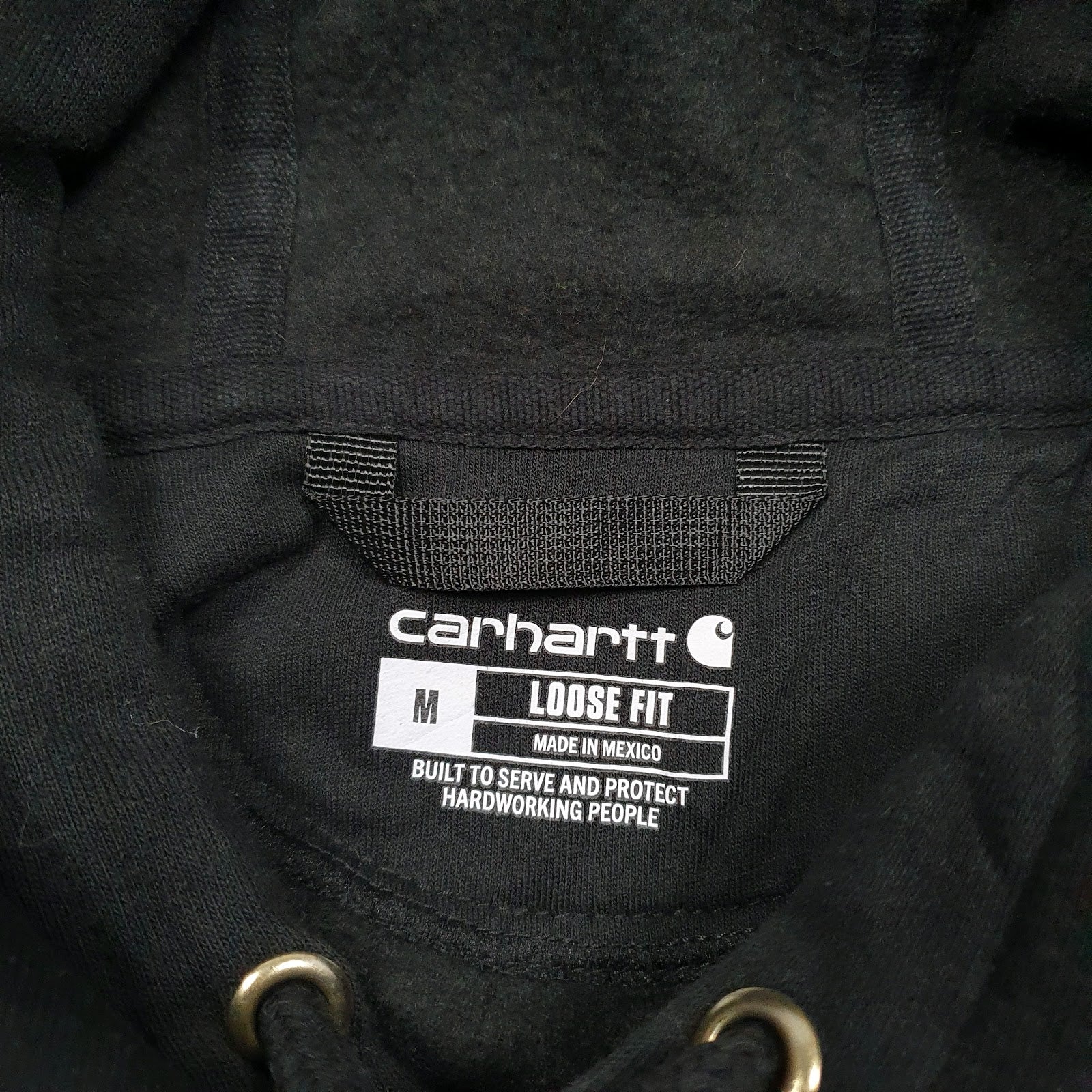 Mens Black Carhartt  Hoodie Jumper