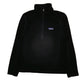 Womens Black Patagonia Micro D Quarter Zip Jumper