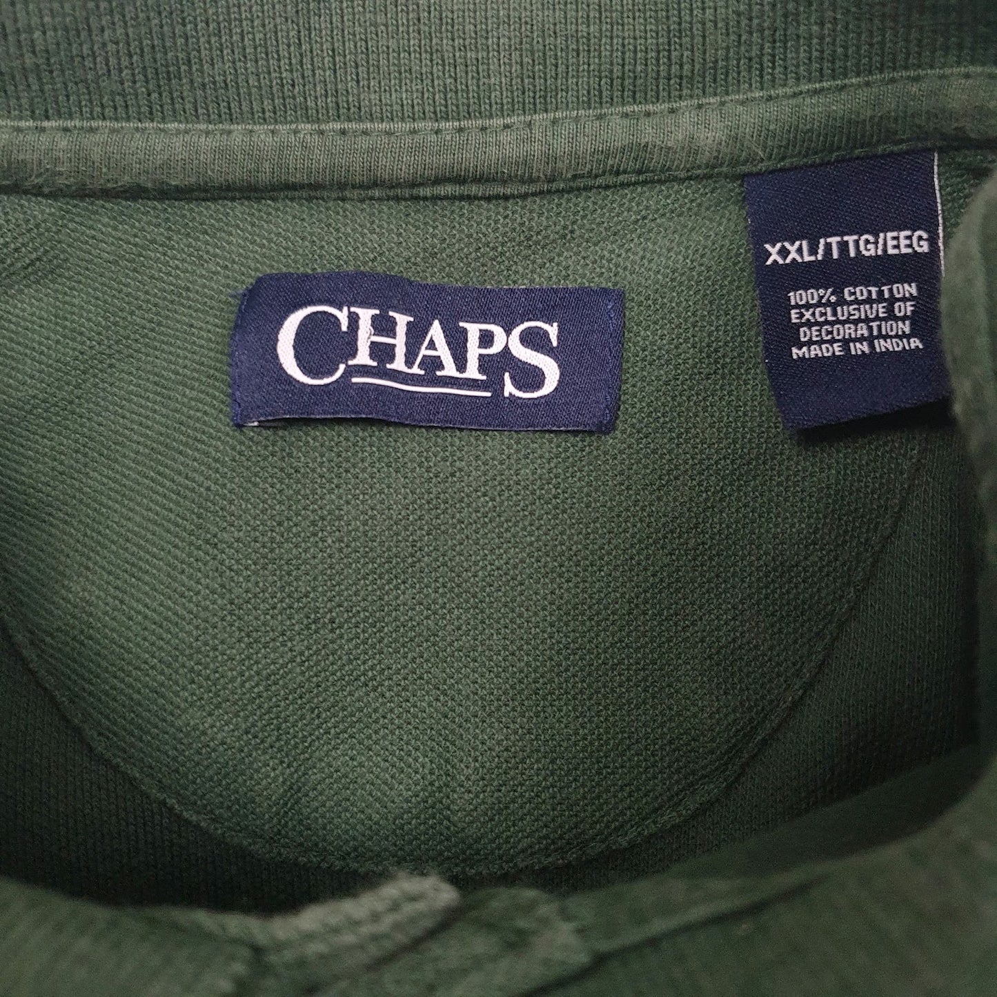 Mens Green Chaps   Polo Shirt