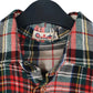 Mens Red Collex Vintage 80s Plaid Flannel  Shirt