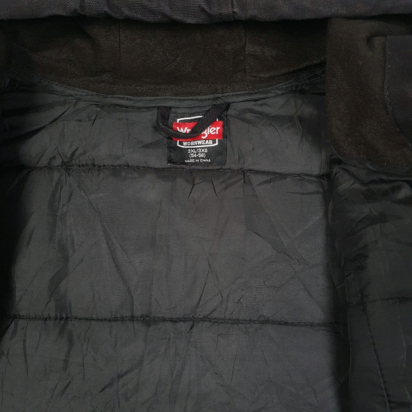 Mens Black Wrangler Vest Bodywarmer Hoodie Workwear  Coat