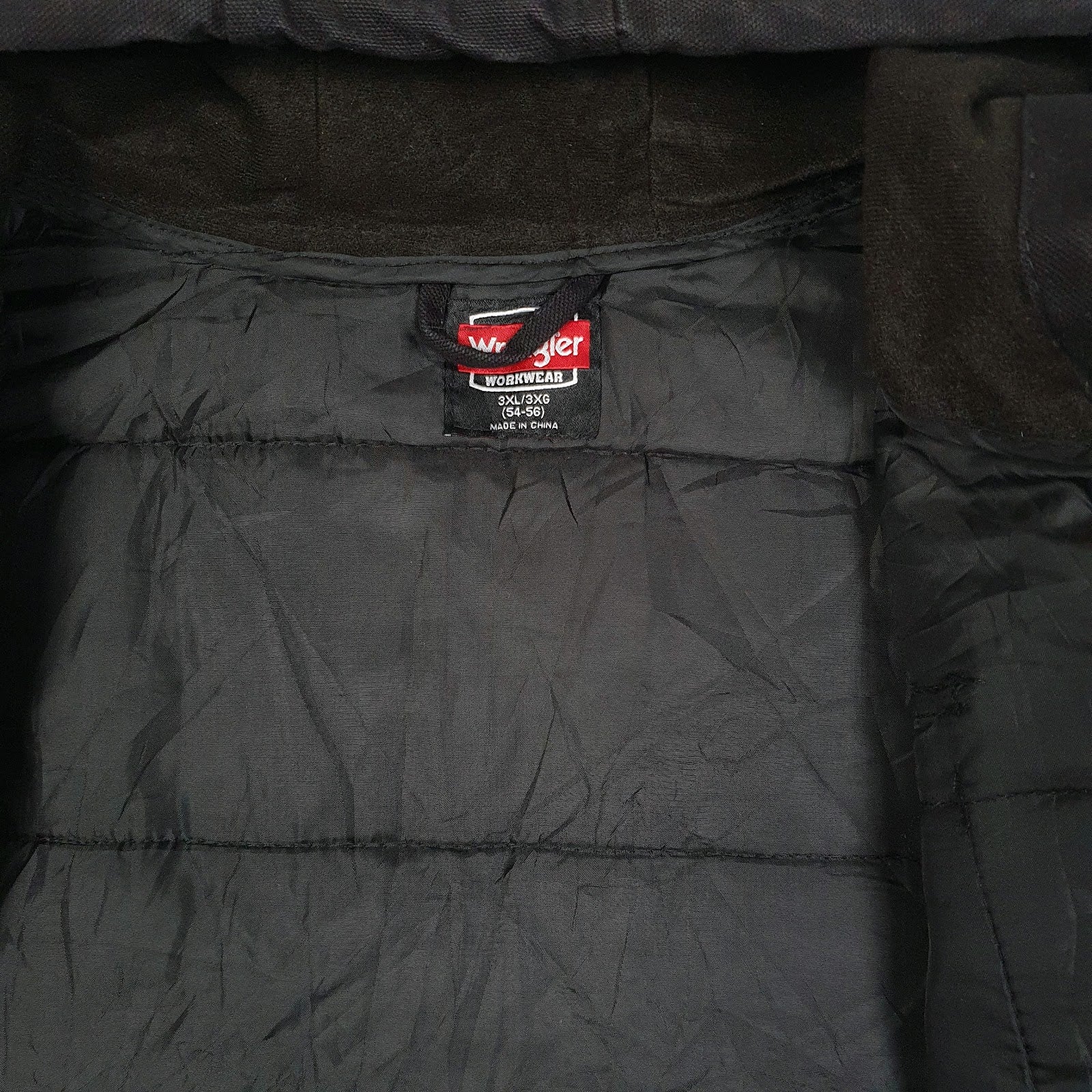 Mens Black Wrangler Vest Bodywarmer Hoodie Workwear  Coat