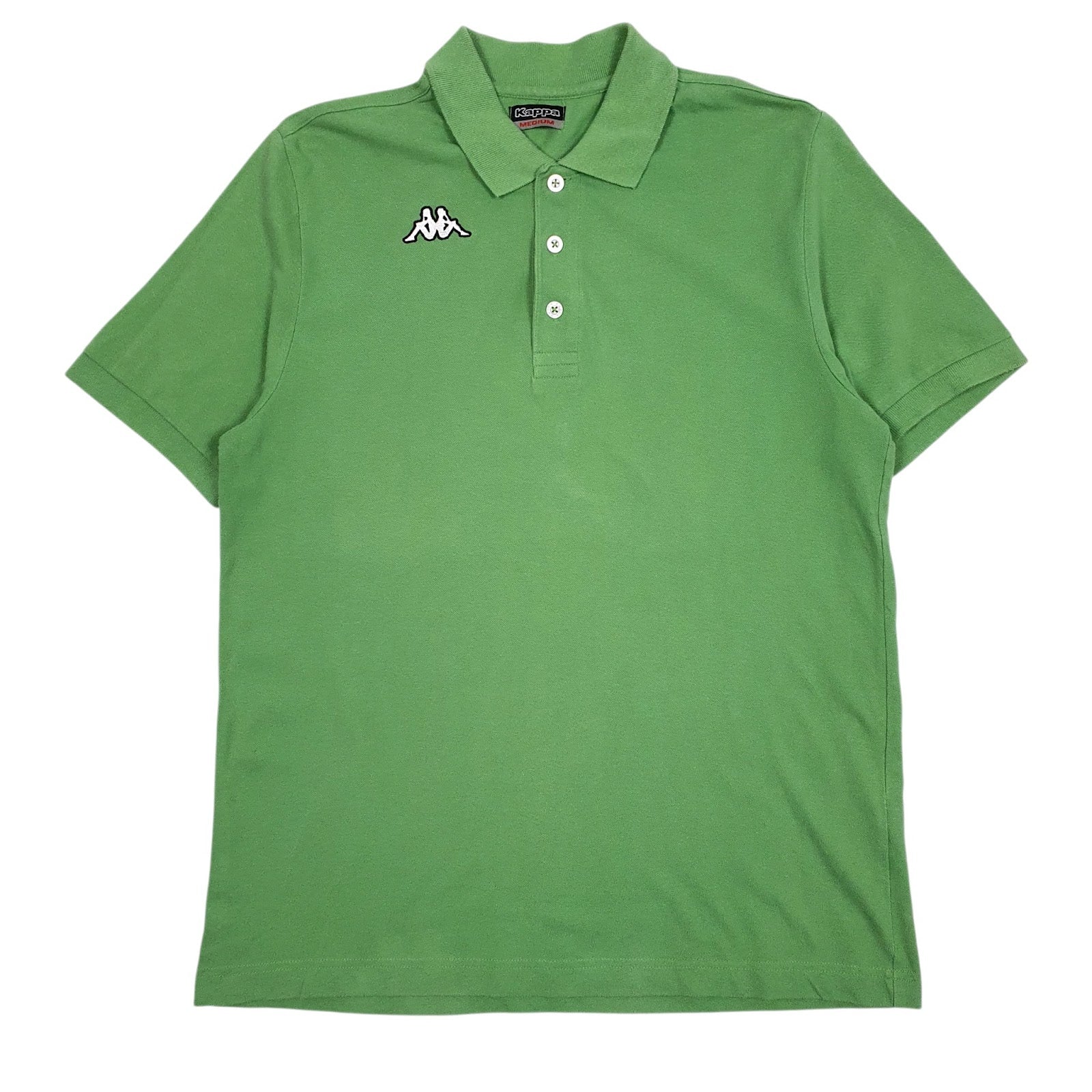Mens Green Kappa  Short Sleeve Polo Shirt