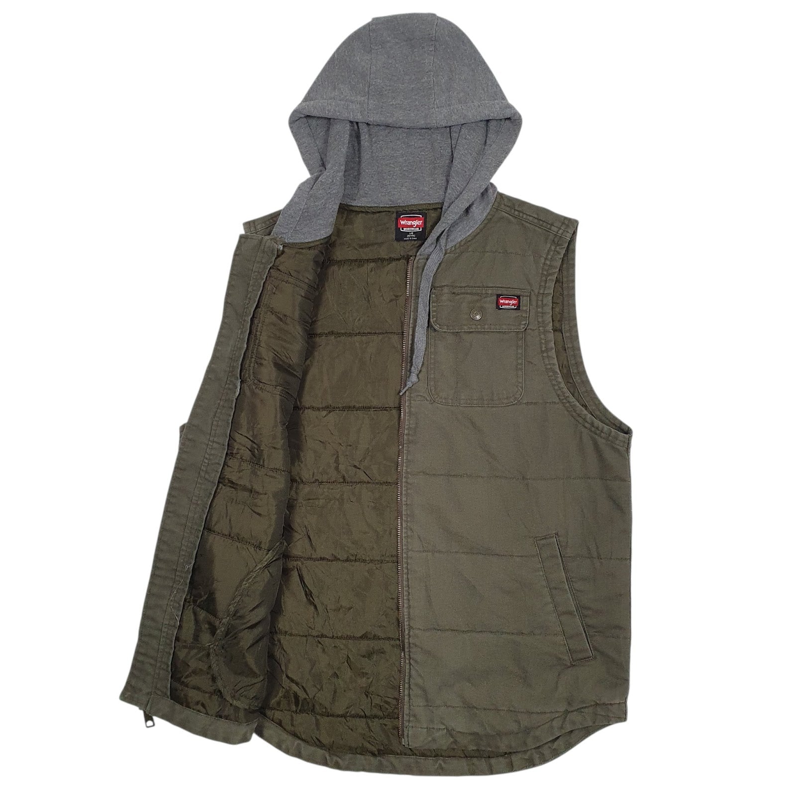 Mens Green Wrangler   Coat