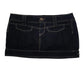 Womens Black Tank  Denim Shorts