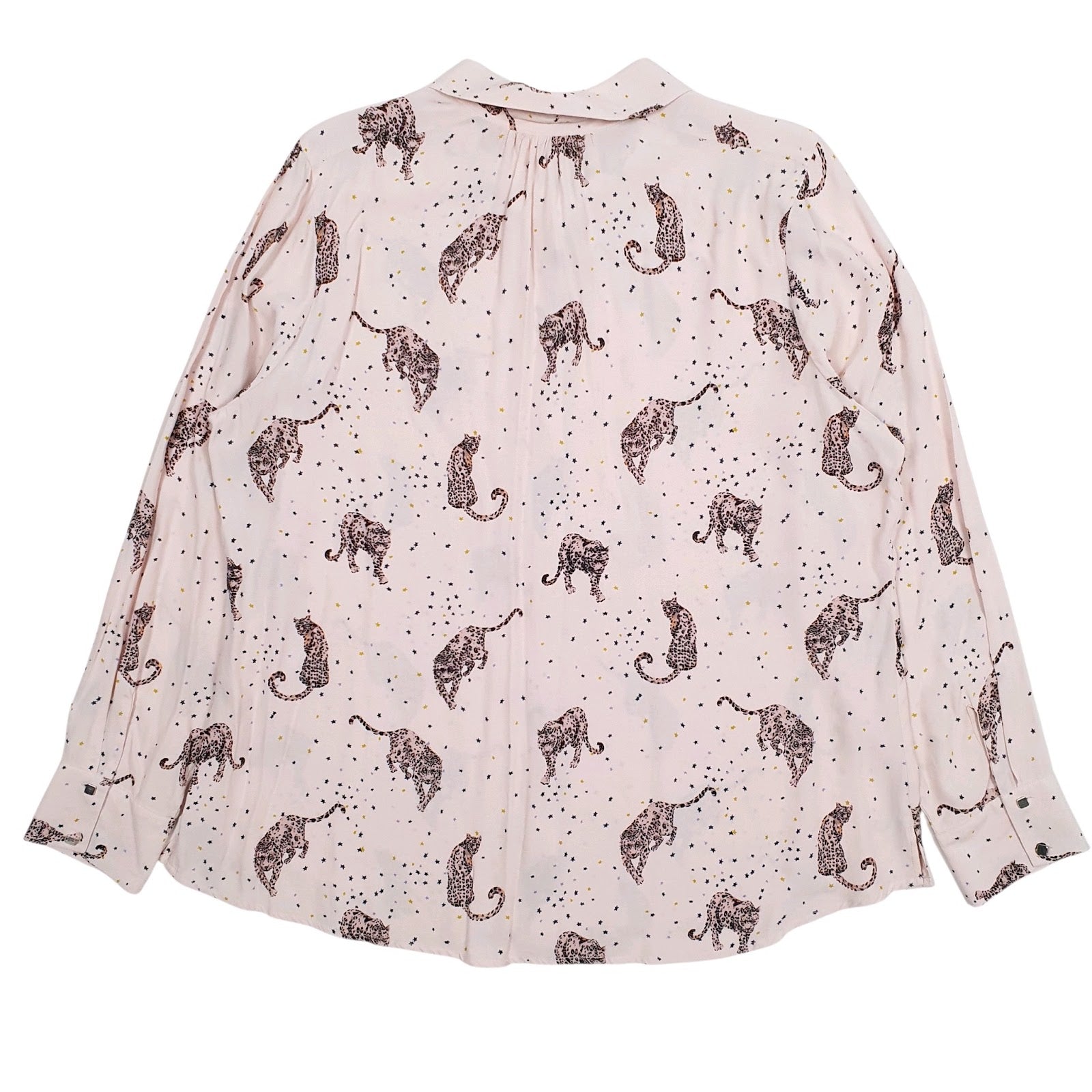 Womens Pink M&S Leopard  Shirt