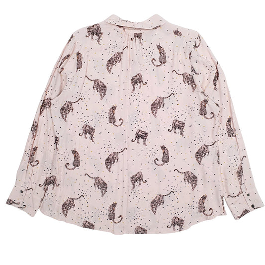 Womens Pink M&S Leopard  Shirt
