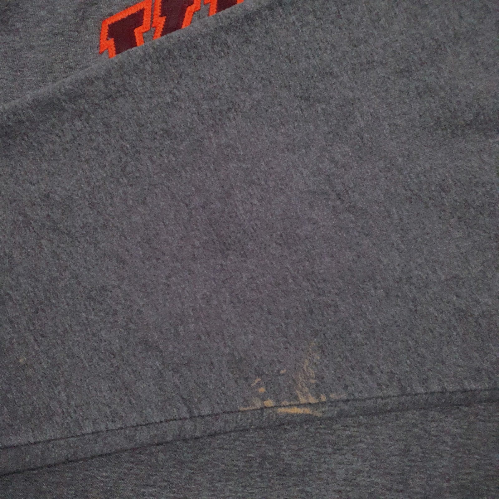 Mens Grey Champion Virginia Tech Crewneck Jumper
