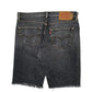 Mens Grey Levis Cut Off  Shorts