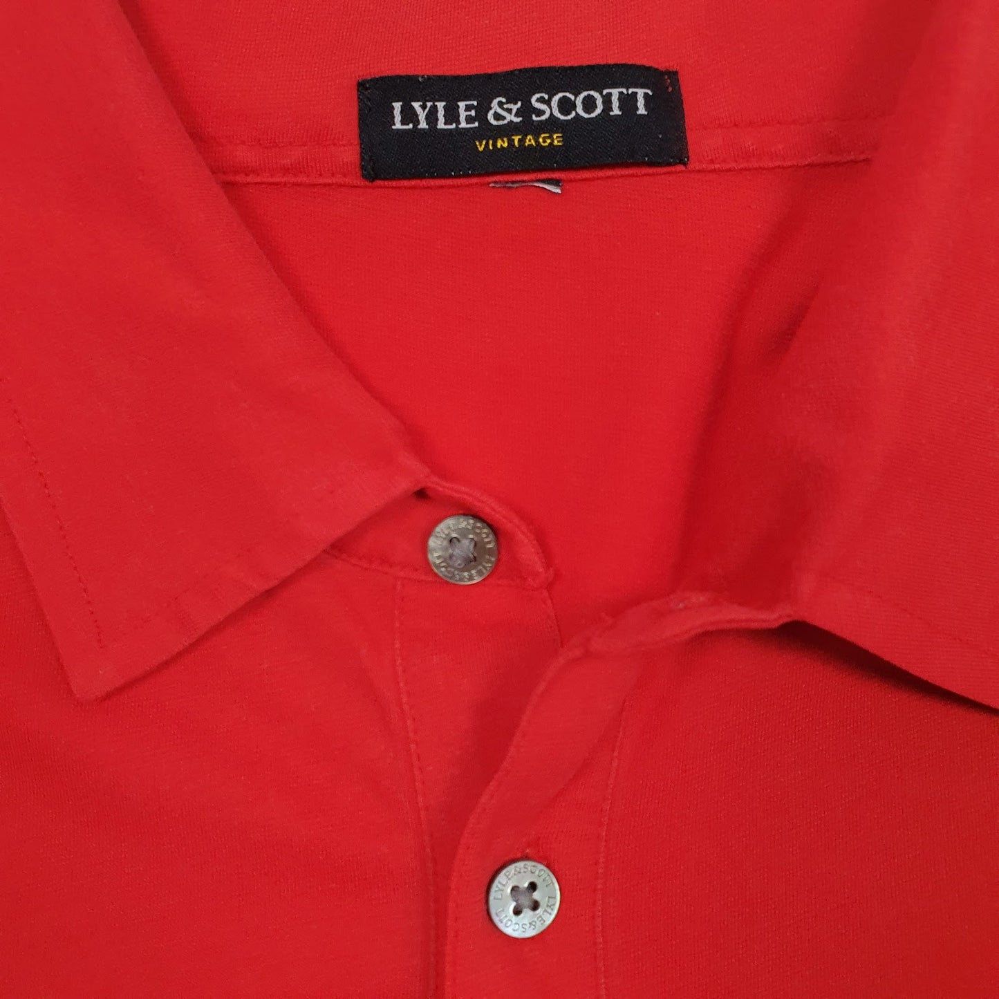 Mens Red Lyle & Scott  Hoodie Polo Shirt