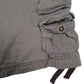 Mens Grey Lee Dungarees  Shorts