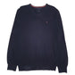 Mens Navy Tommy Hilfiger Lightweight V Neck Jumper