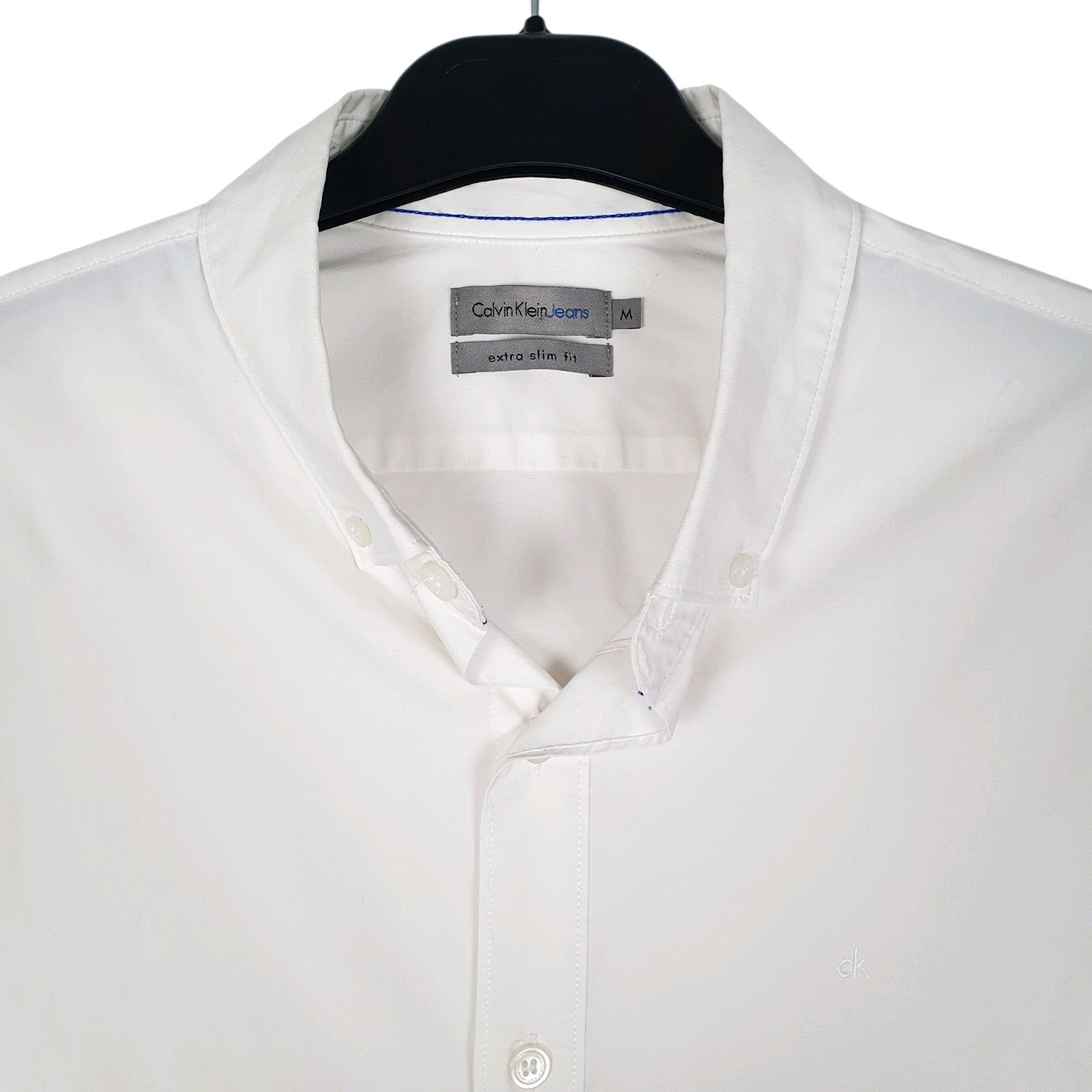 Mens White Calvin Klein   Shirt