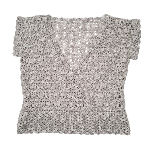 Womens Grey Unbranded Knit V Neck Jumper