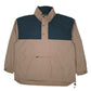Mens Beige Lee Pullover Smock  Coat