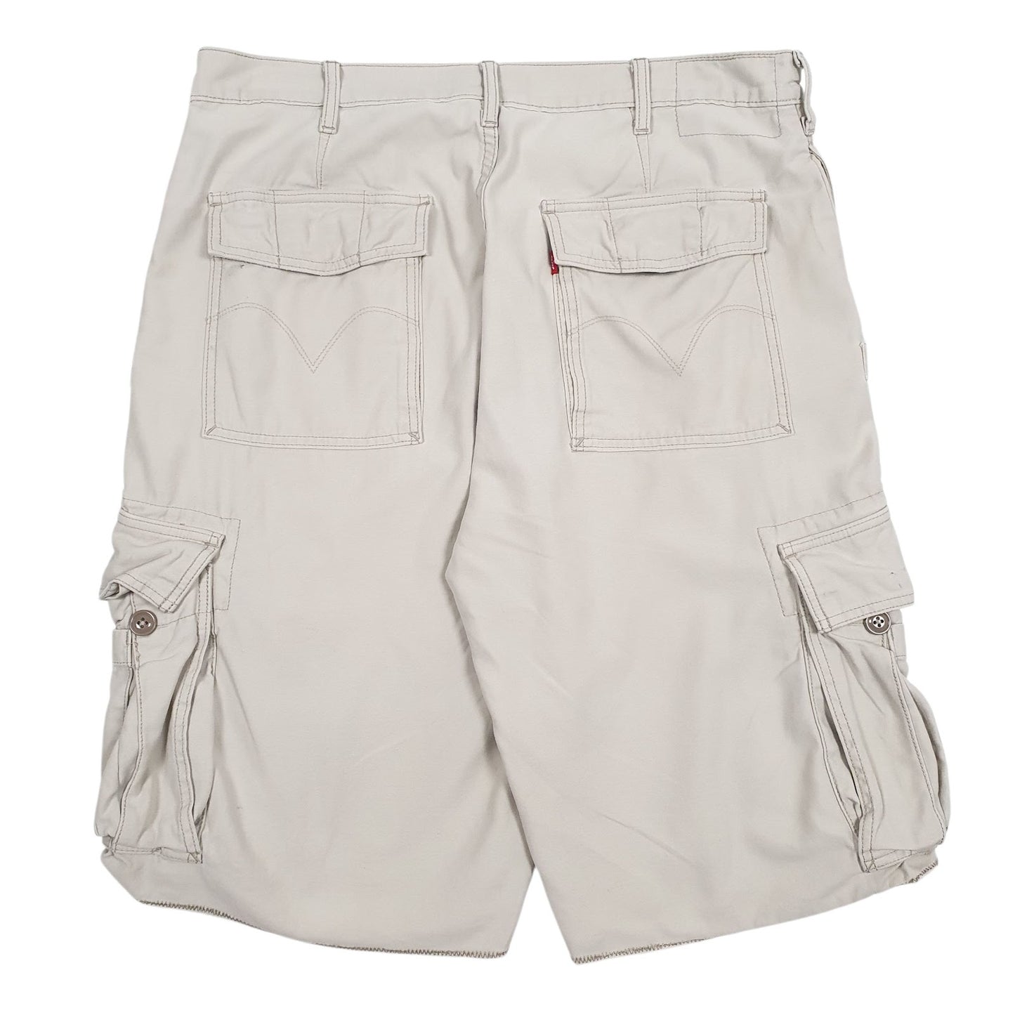 Mens Beige Levis Workwear Crewneck Shorts