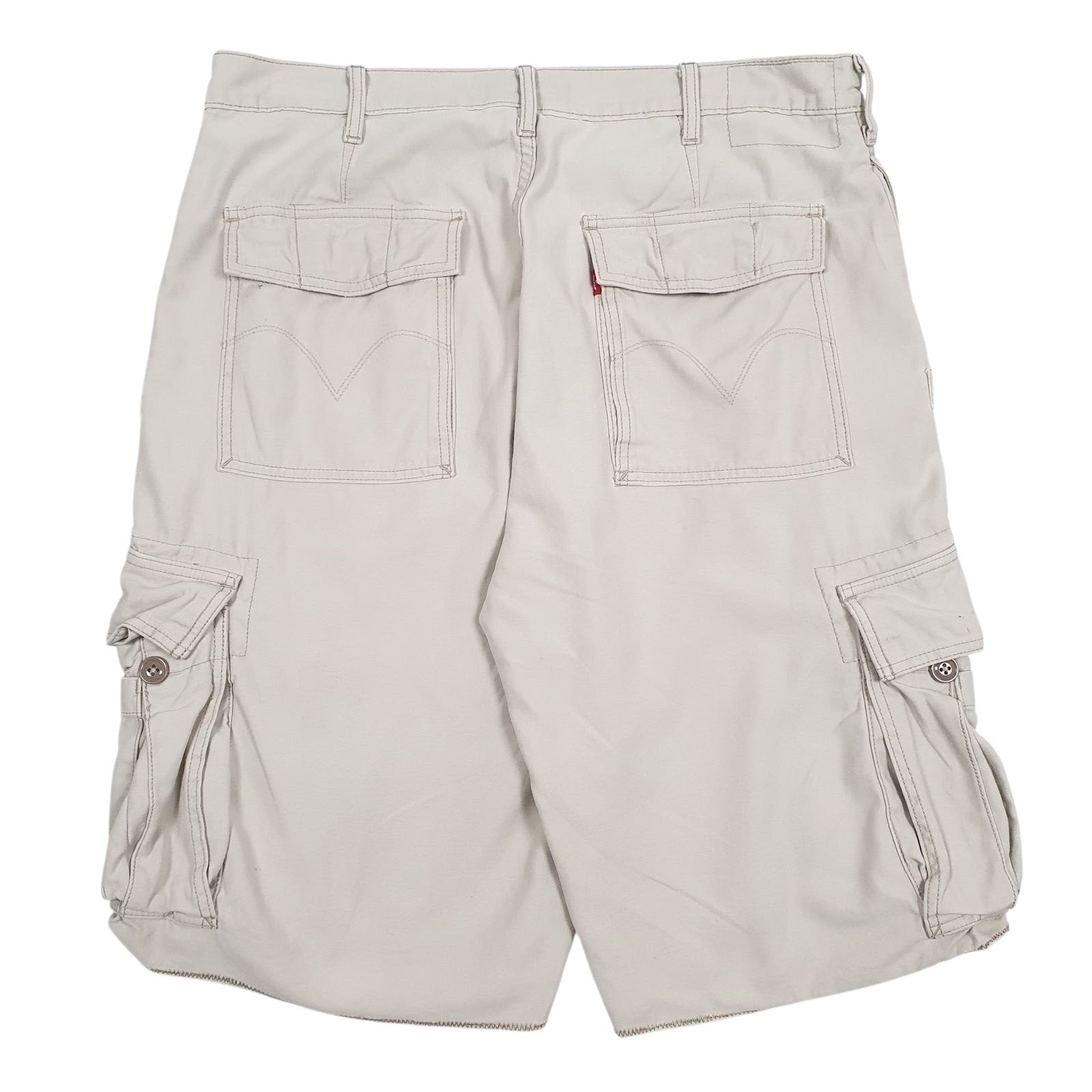 Mens Beige Levis Workwear Crewneck Shorts