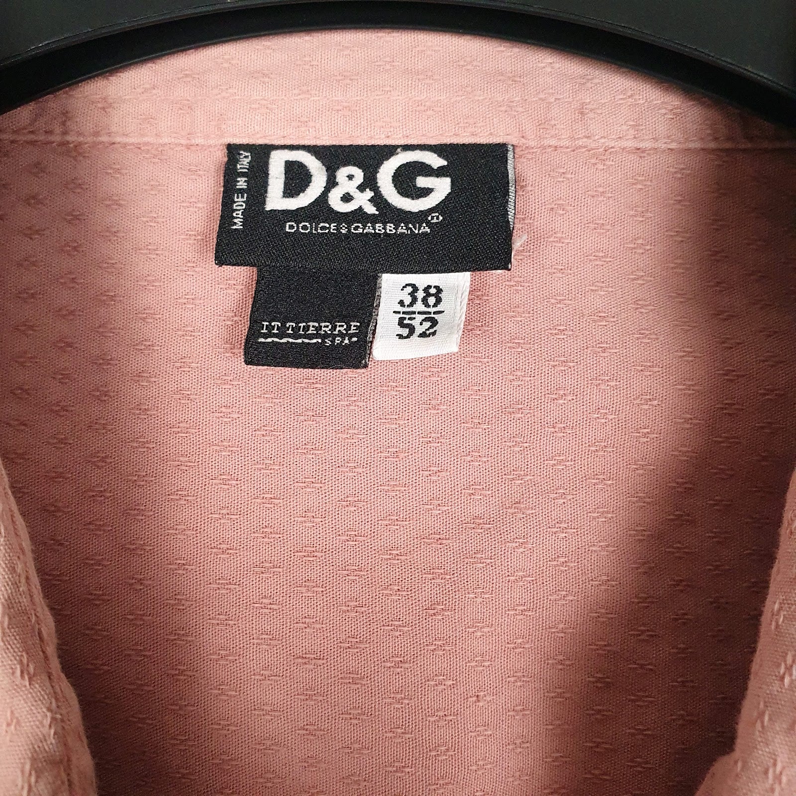 Mens Pink Dolce and Gabbana   Shirt