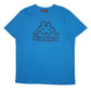 Mens Blue Kappa Spellout Short Sleeve T Shirt