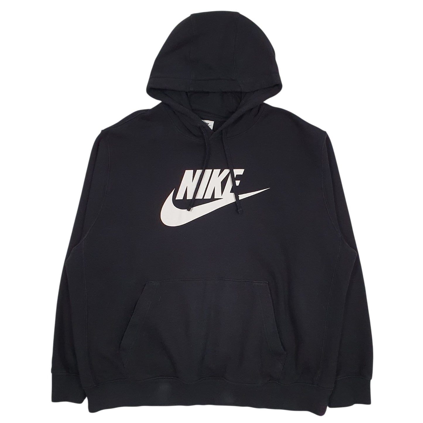 Mens Black Nike Spellout Hoodie Jumper