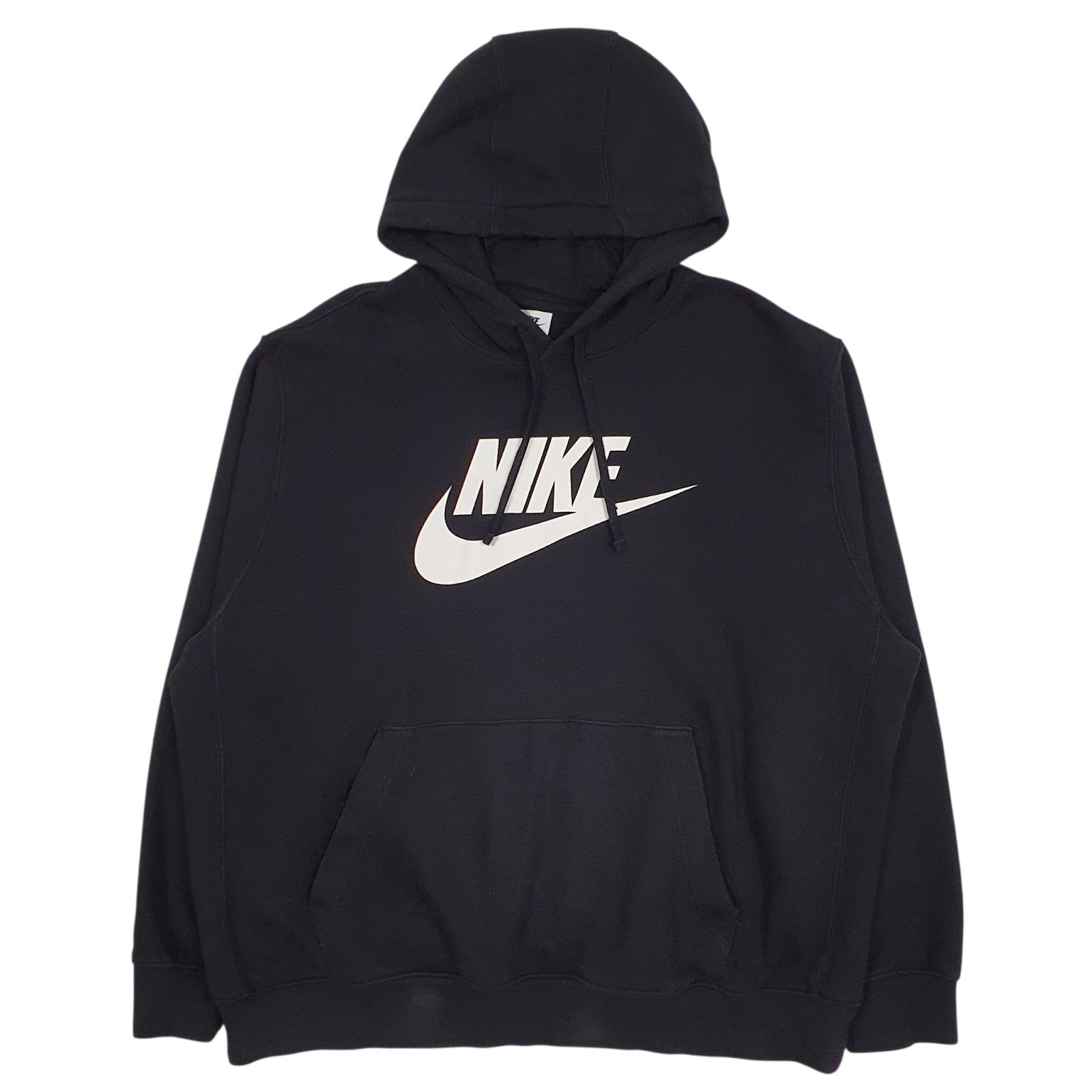 Mens Black Nike Spellout Hoodie Jumper