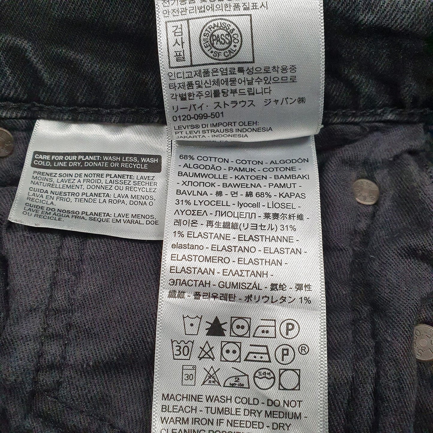 Mens Black Levis   Jeans