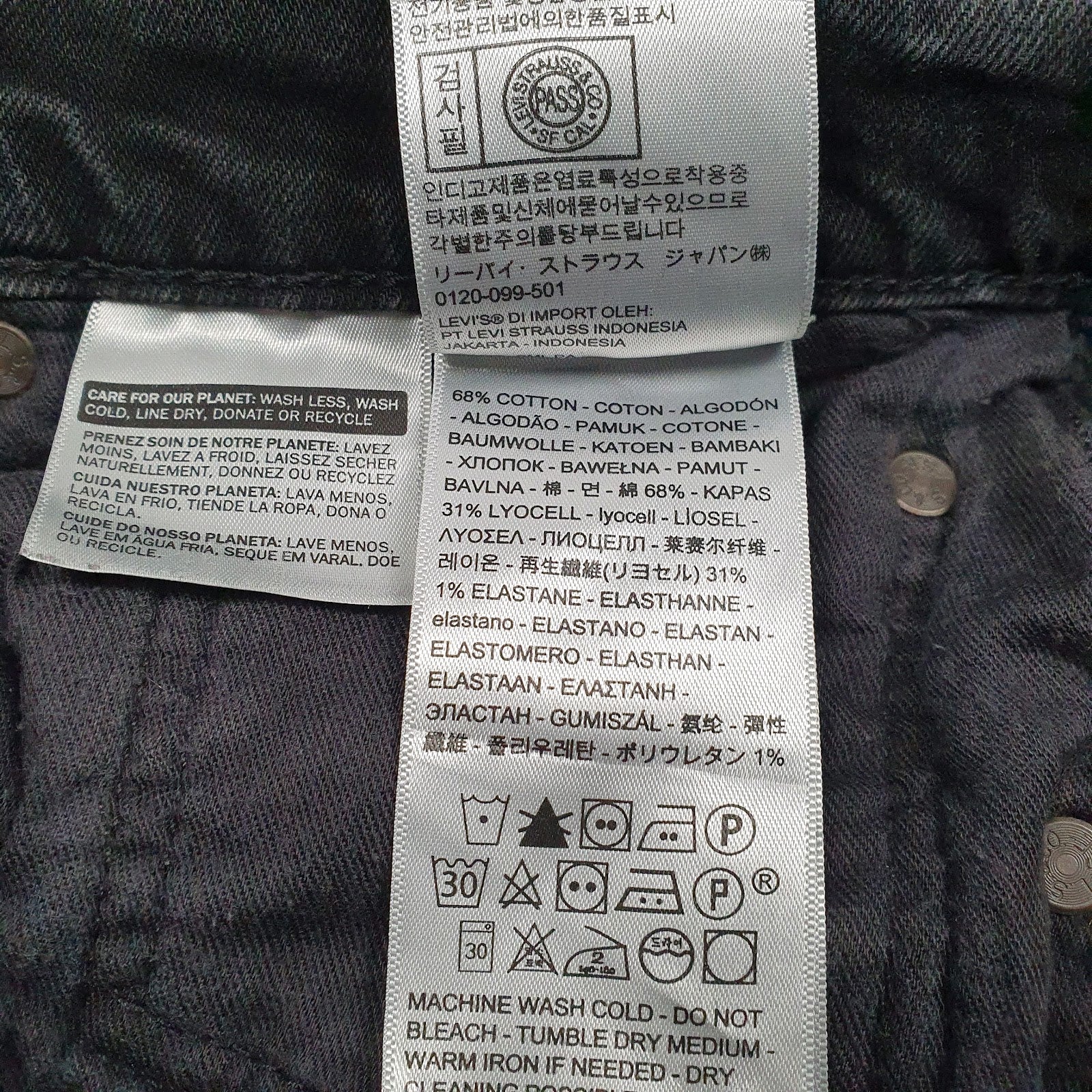 Mens Black Levis   Jeans