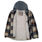 Mens Grey Levis Hoodie Sherpa Lined  Coat