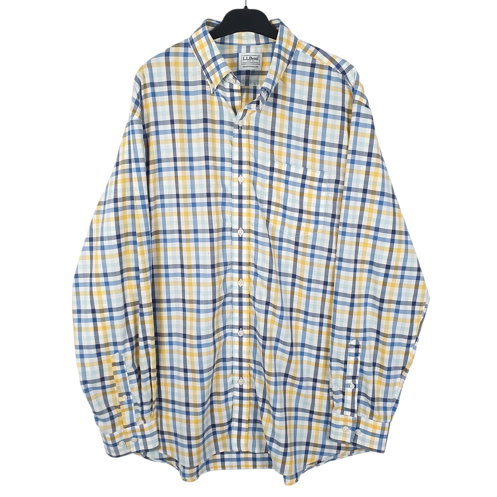 Mens Blue L.L.Bean  Long Sleeve Shirt
