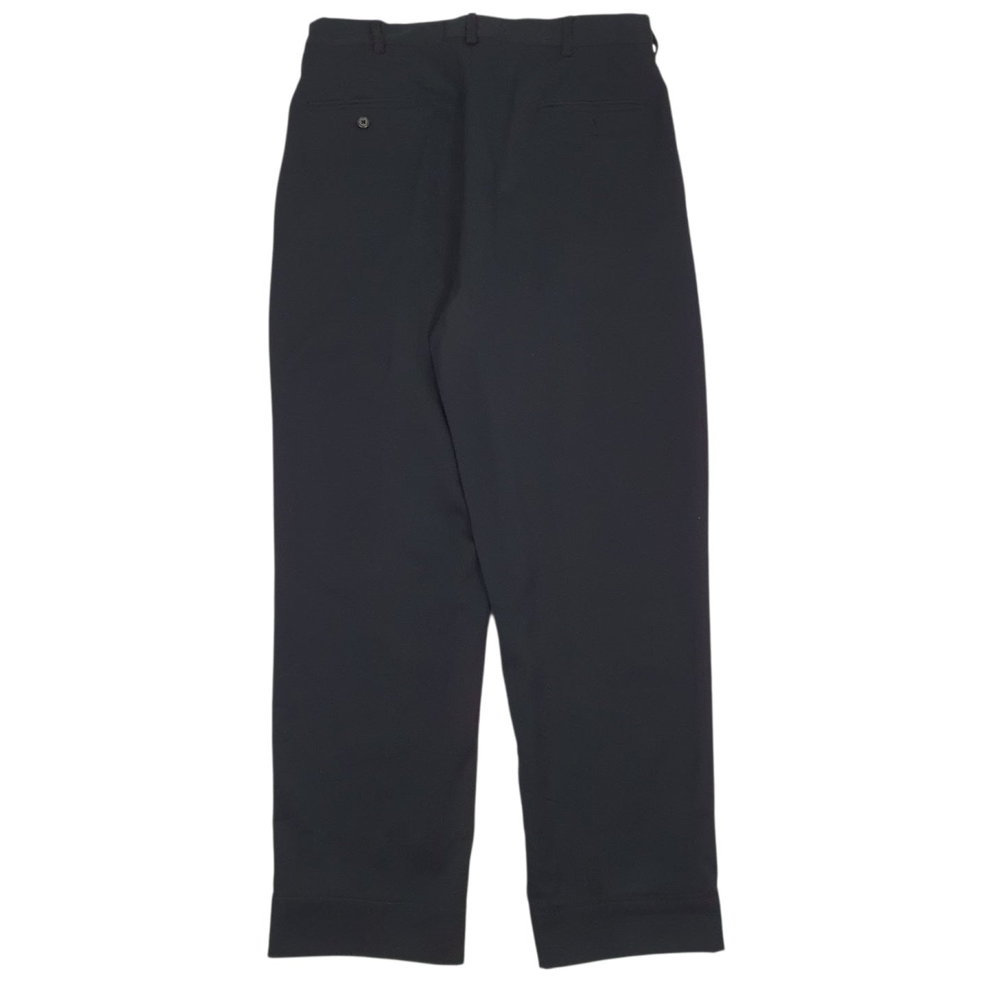 Mens Black Polo Ralph Lauren Pleated  Trousers