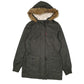 Womens Green Levis Sherpa Lined  Coat