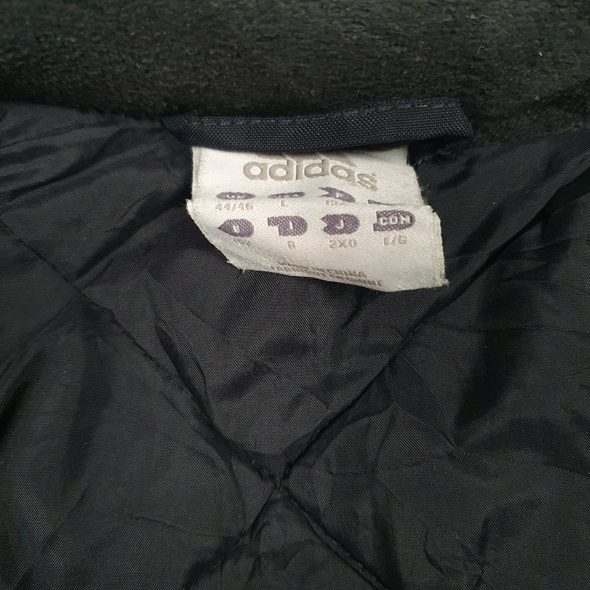 Mens Black Adidas   Coat