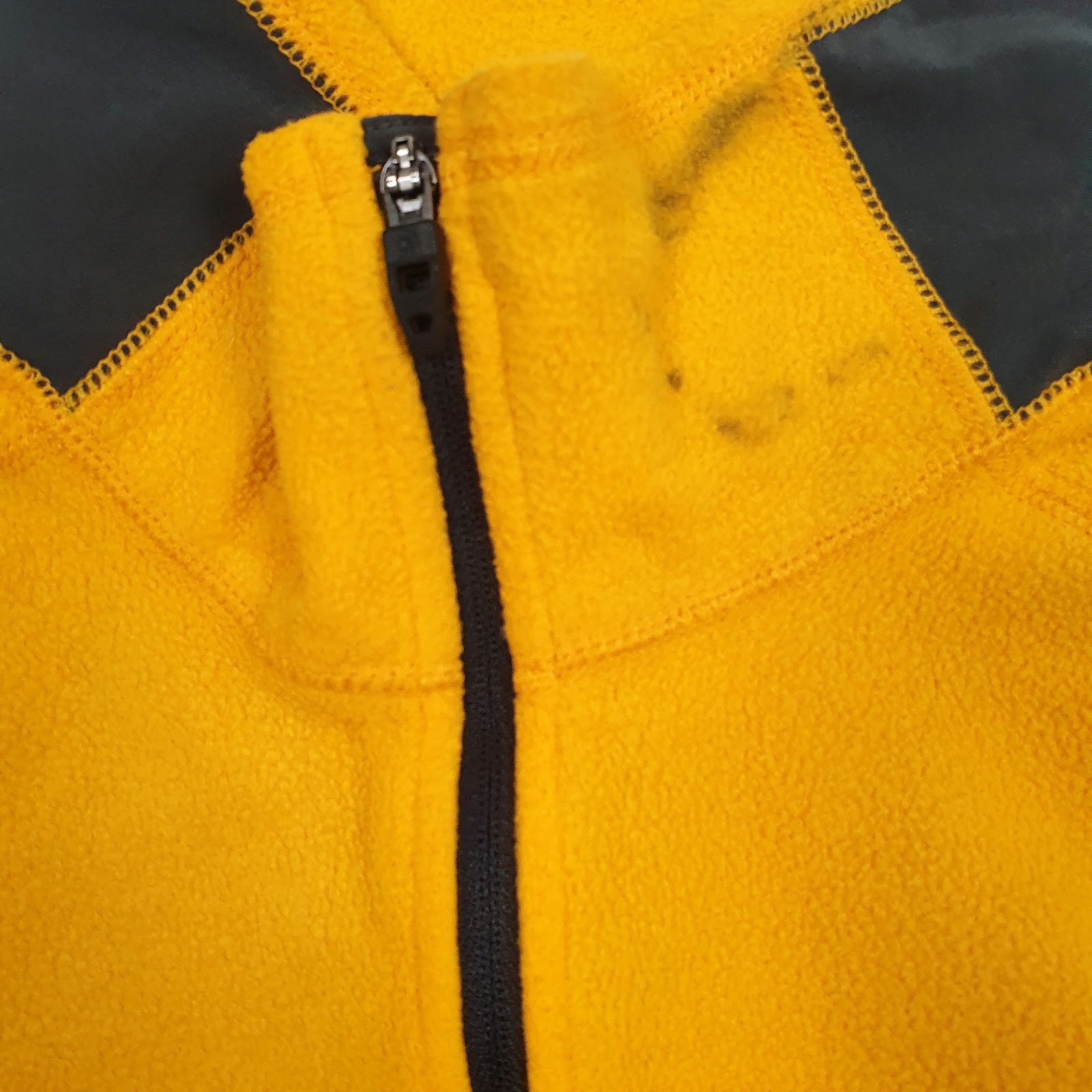 Mens Yellow The North Face  Quarter Zip Jumper